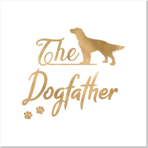 The English Setter Dogfather Wall Art by JollyMarten